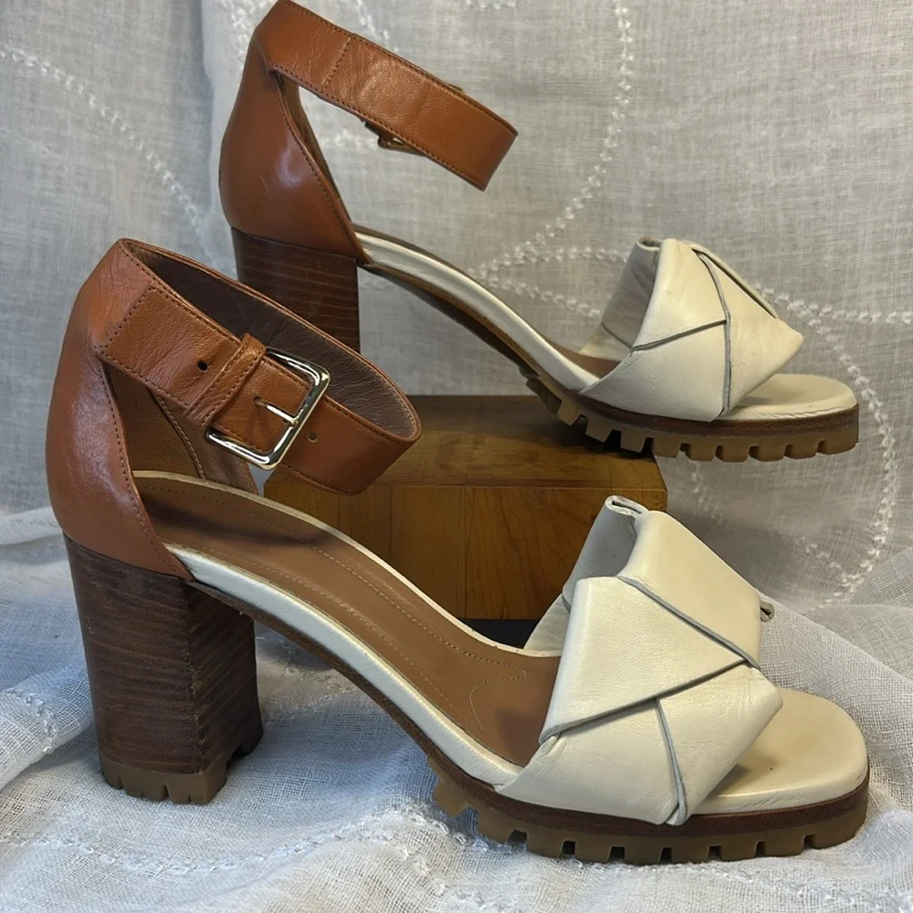 Marni leather heel sandals